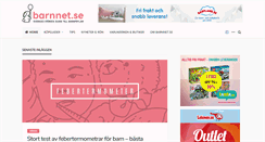 Desktop Screenshot of barnnet.se